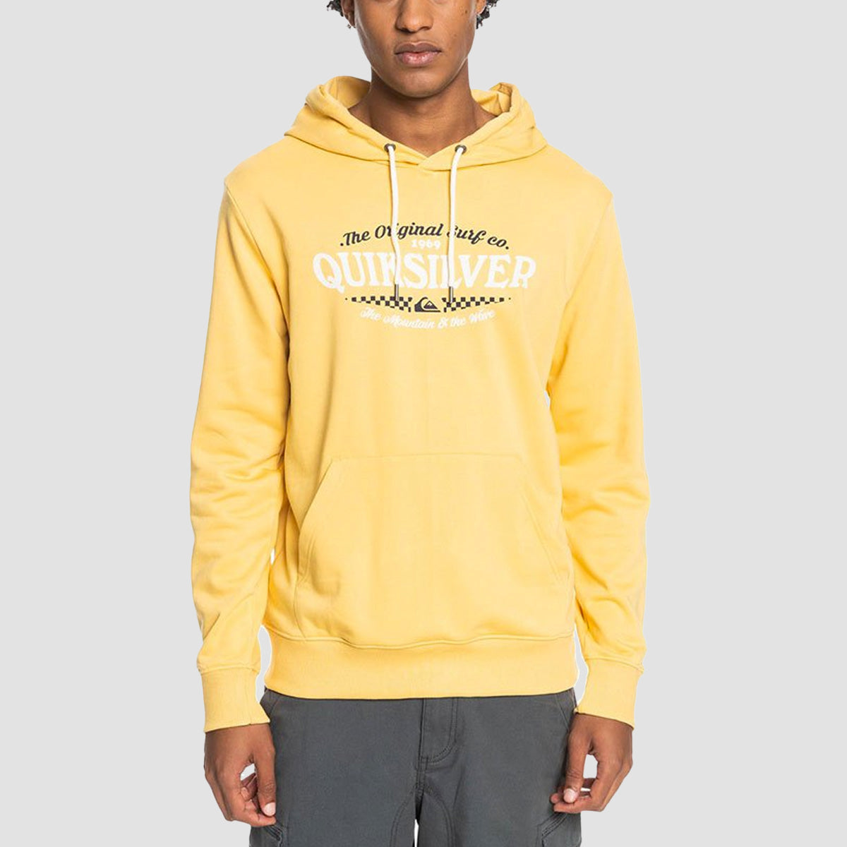 Quiksilver Check On It Pullover Hoodie Rattan