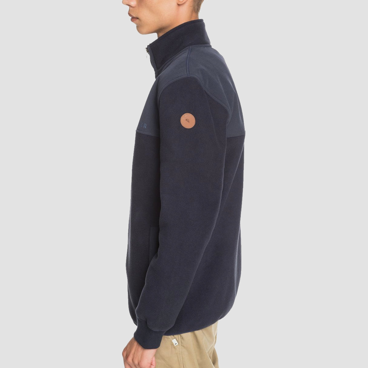 Quiksilver Simpang Zip-Up Polar Fleece Parisian Night