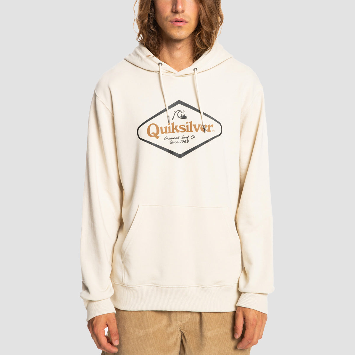 Quiksilver Stir It Up Pullover Hoodie Antique White