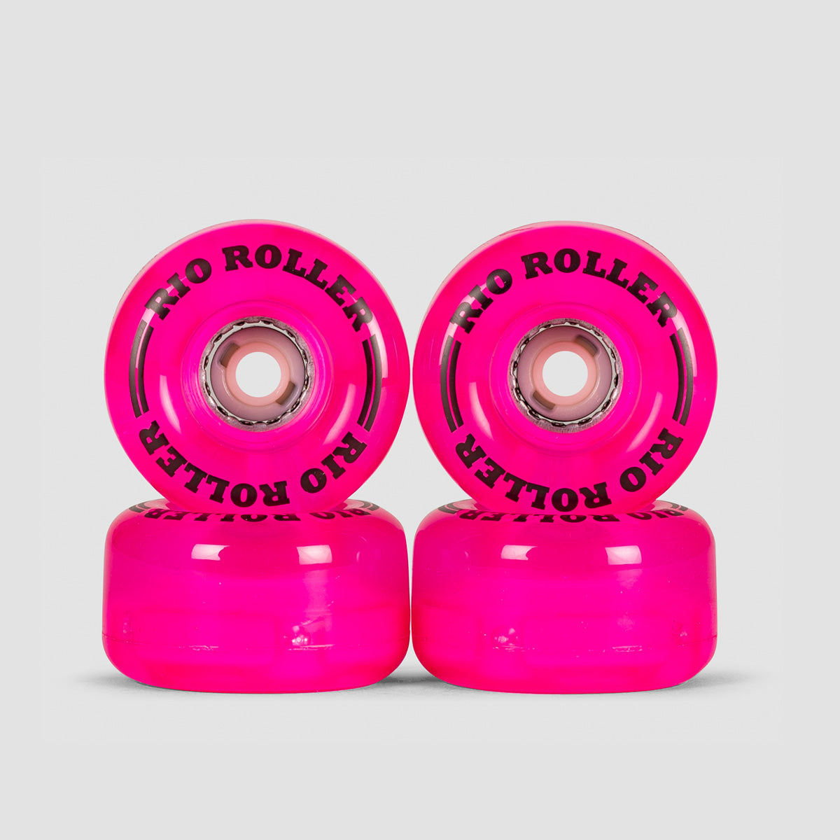 Rio Roller Light Up Wheels X4 Pink Frost 58mm