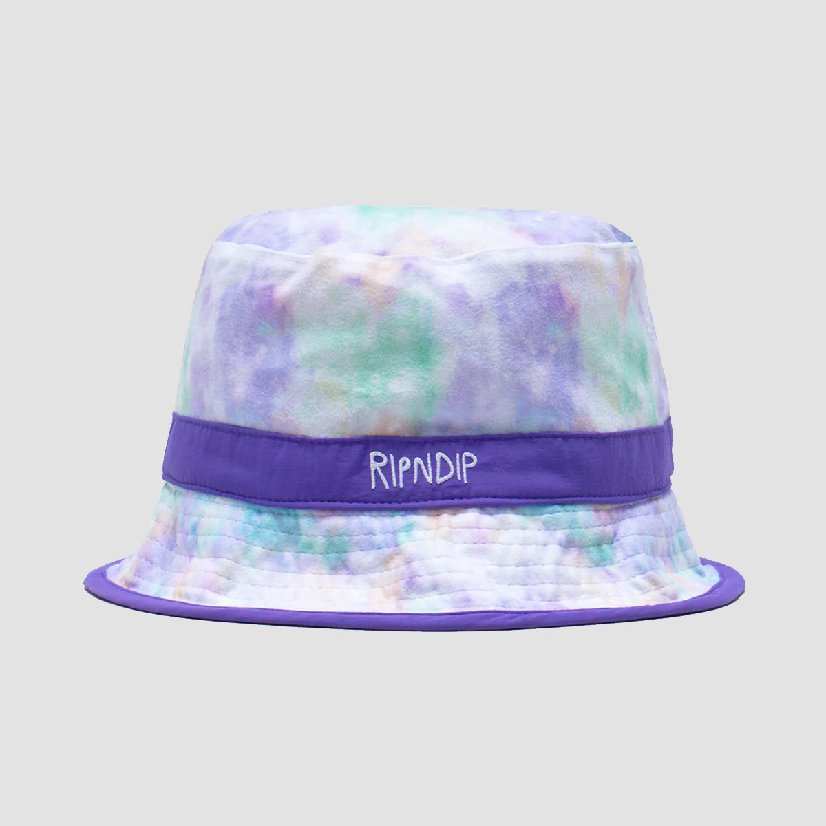 Ripndip Castanza Reversible Fleece/Quilted Bucket Hat Purple