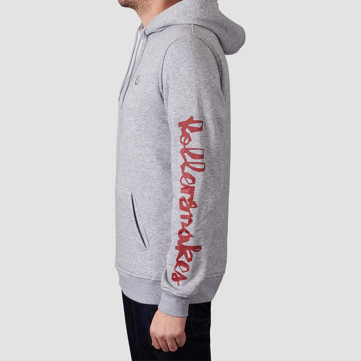 Rollersnakes Chunker Pullover Hood Heather Grey - Clothing