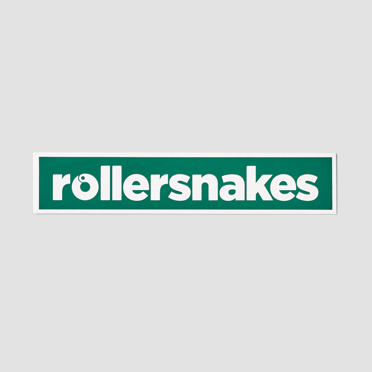 Rollersnakes WordMark Sticker Abundant Green 200x41mm