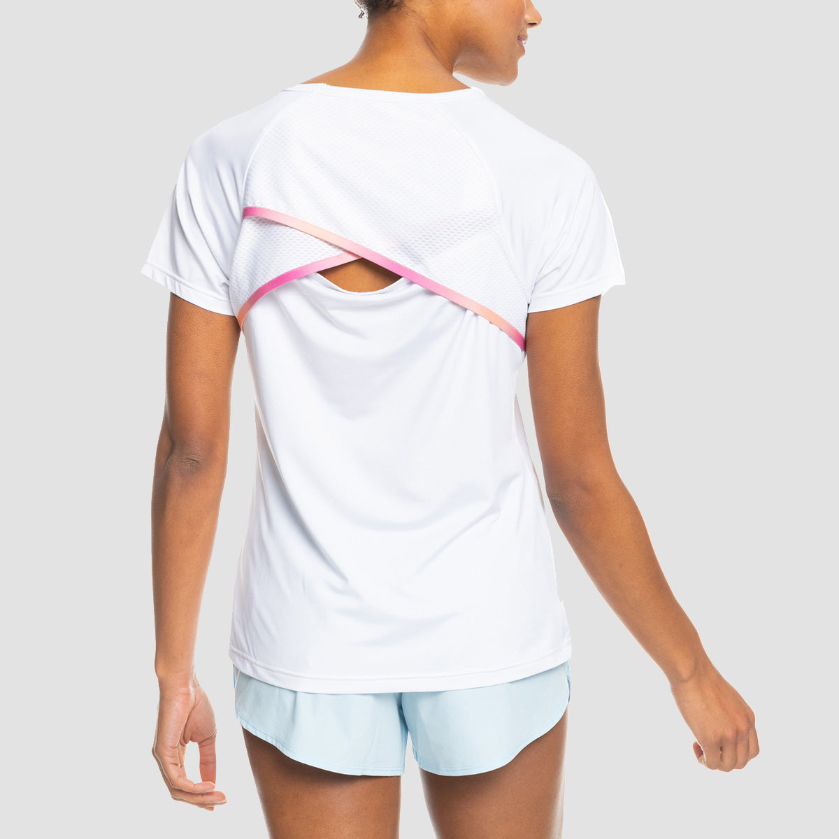 Roxy Are You Mine Technical T-Shirt Bright White - Womens