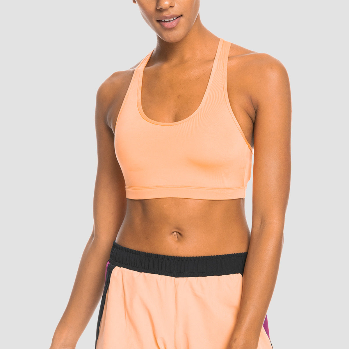 Roxy CHILL OUT SEAMLESS STRAPPY - Medium support sports bra - anthracite 