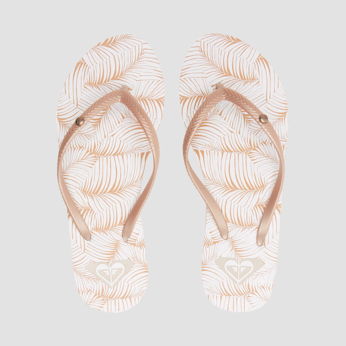 Roxy Bermuda Print Sandals White/Tan - Womens