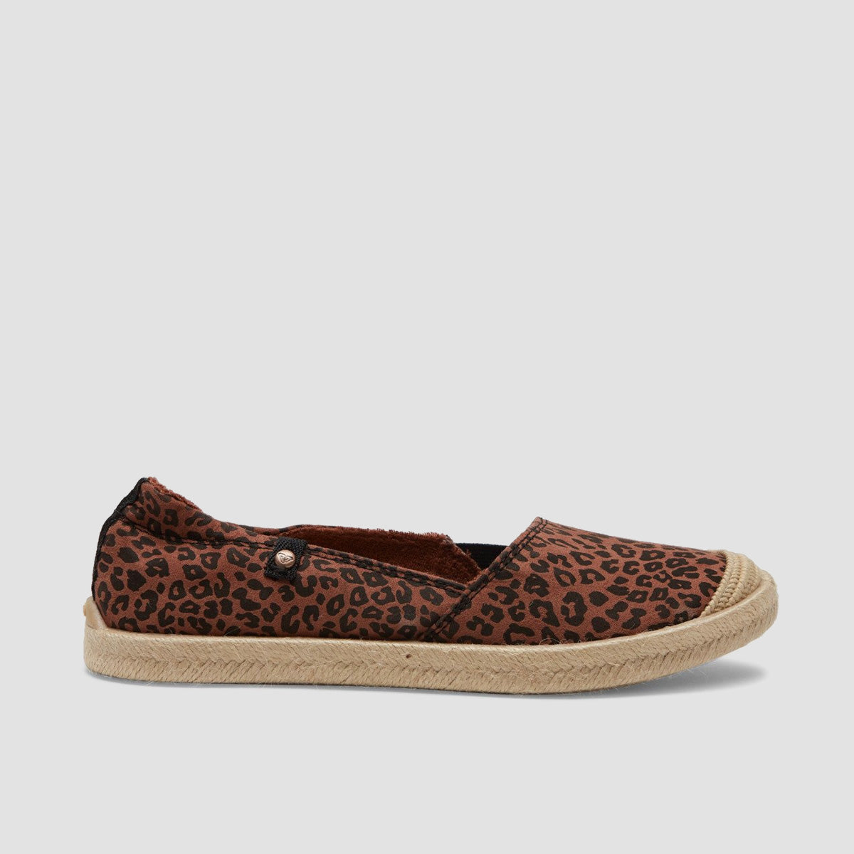 Roxy Cordoba Slip-On Shoes - Cheetah Print - Womens