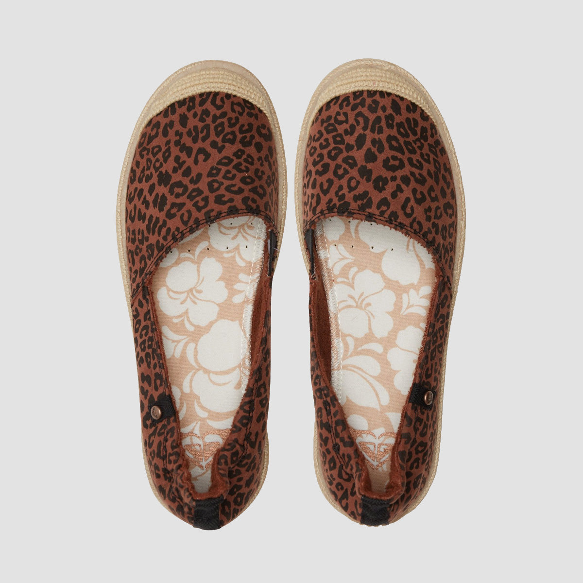 Roxy Cordoba Slip-On Shoes - Cheetah Print - Womens