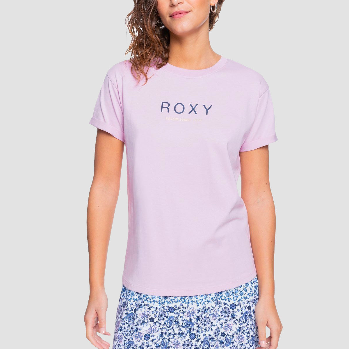 Roxy Epic Afternoon Word T-Shirt Dawn Dusk - Womens
