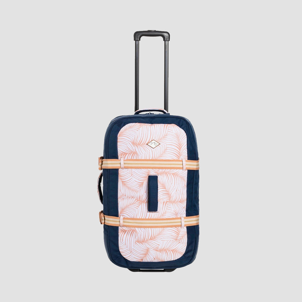 Roxy Live Away 87L Wheeled Suitcase Toast S Palm Tree Womens