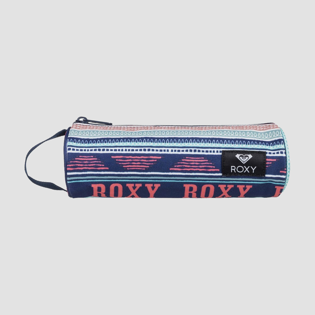 Roxy Off The Wall Pencil Case Bright White Ax Boheme Border Womens