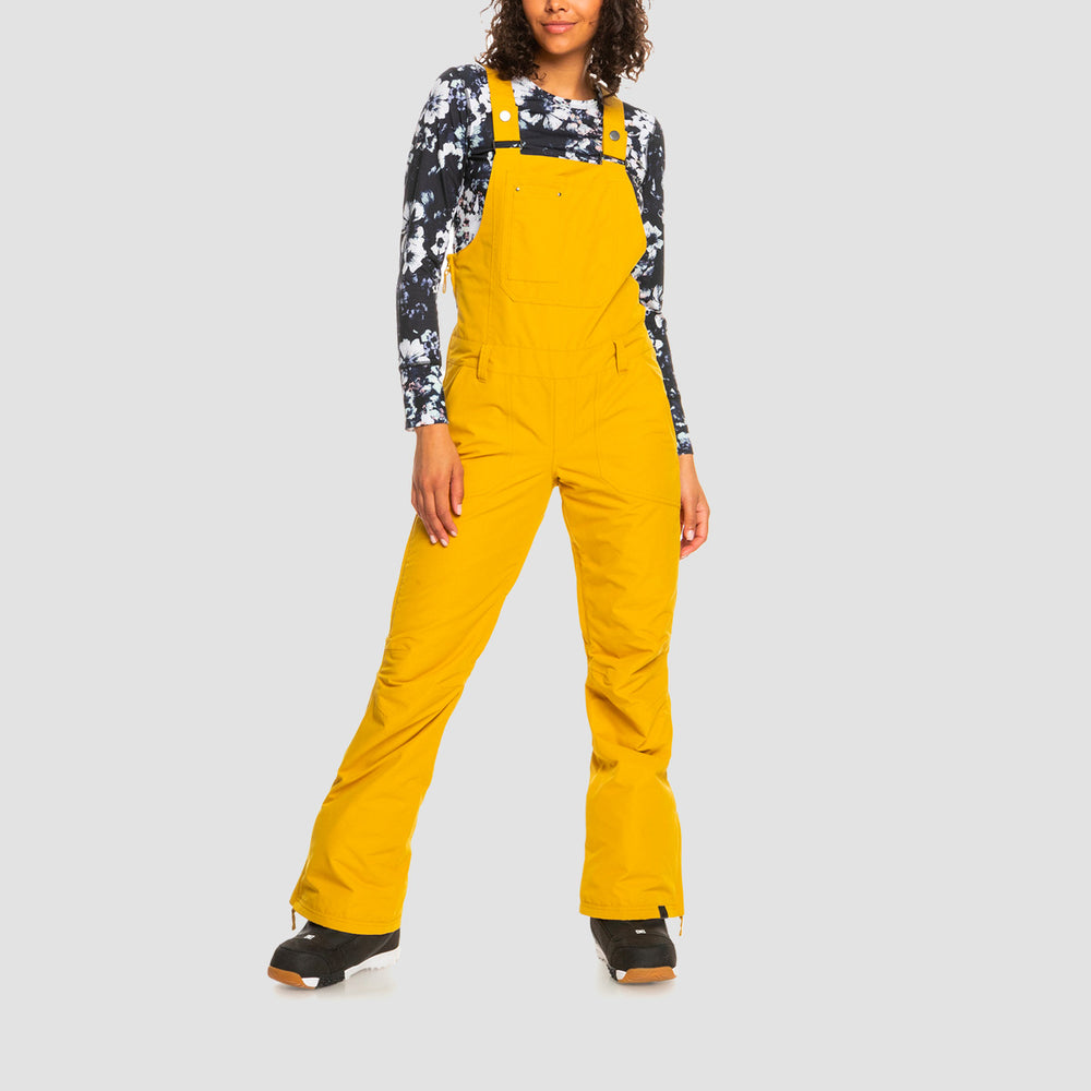 Roxy Rideout 15K Snow Bib Pants Honey Womens