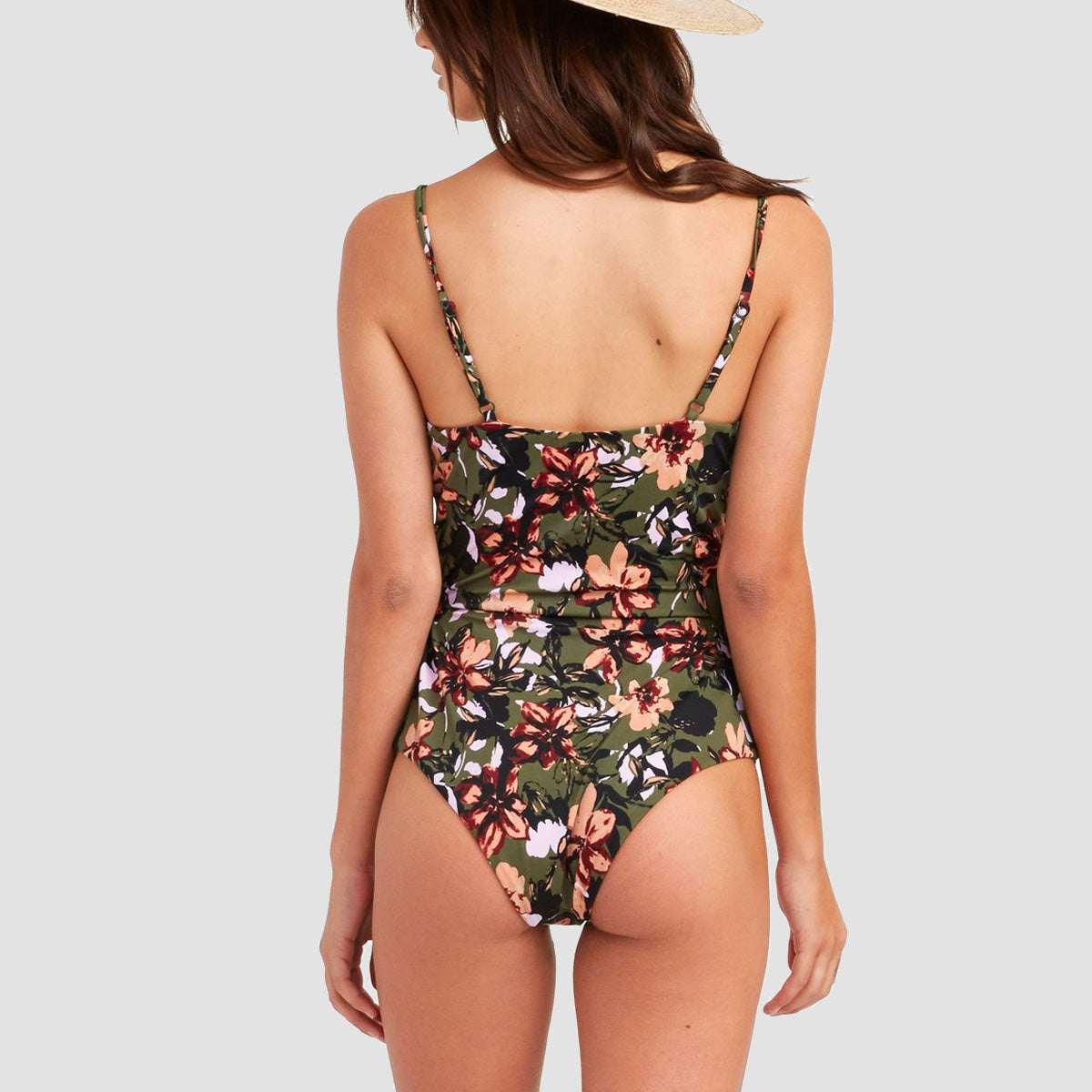 RVCA Roni One Piece Swimsuit Forest - Womens