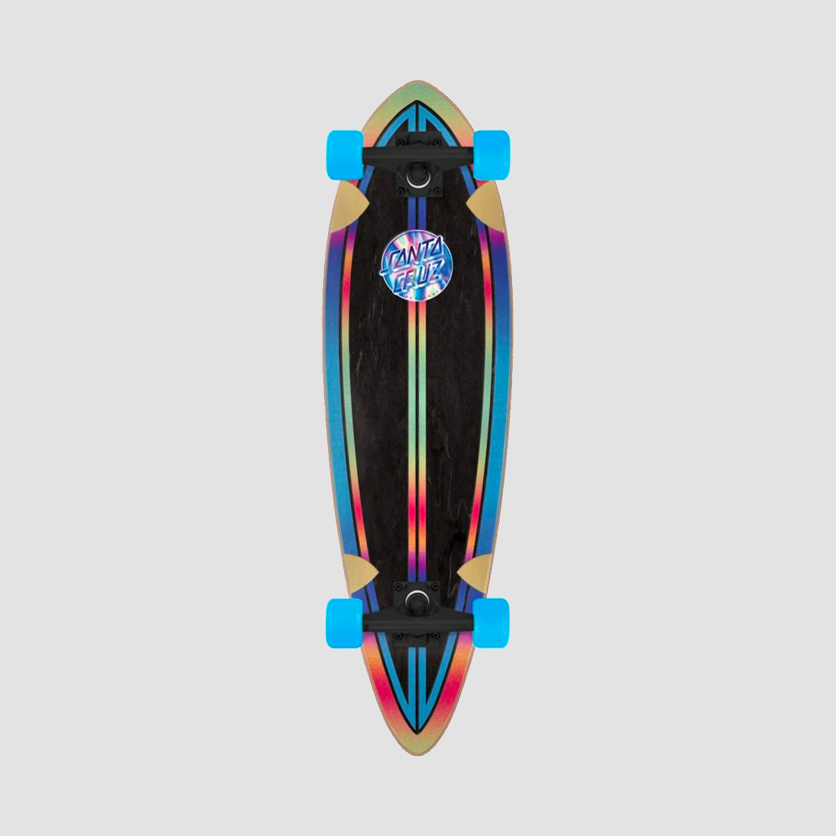 Santa Cruz Iridescent Dot Pintail Cruiser Skateboard Multi - 33"