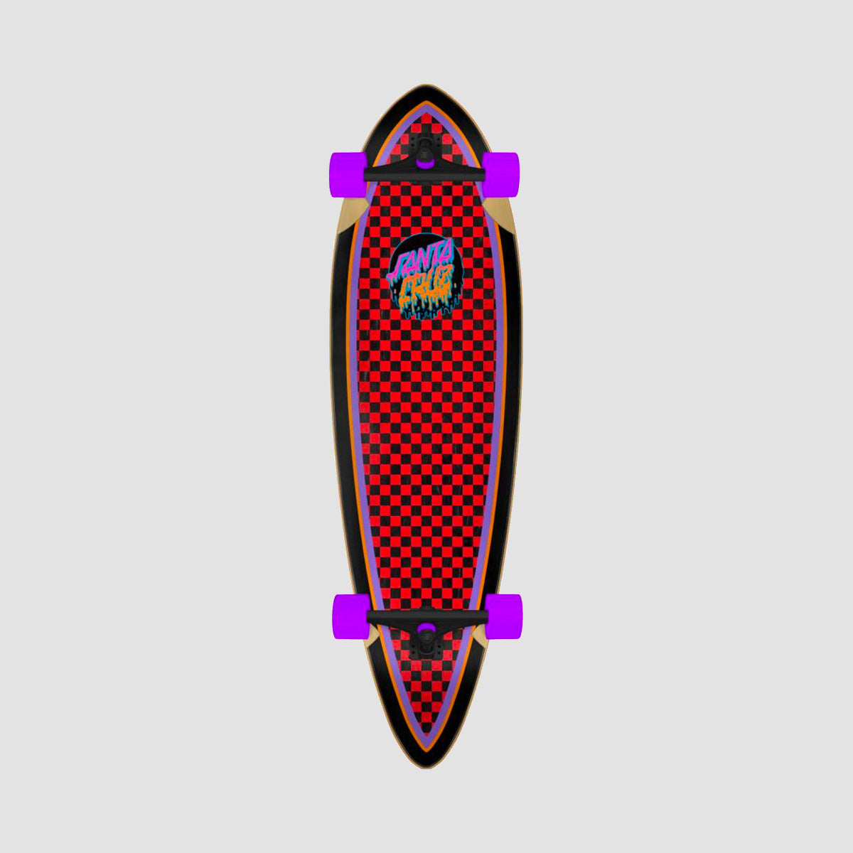 Santa Cruz Rad Dot Pintail Cruiser Skateboard Multi - 33"