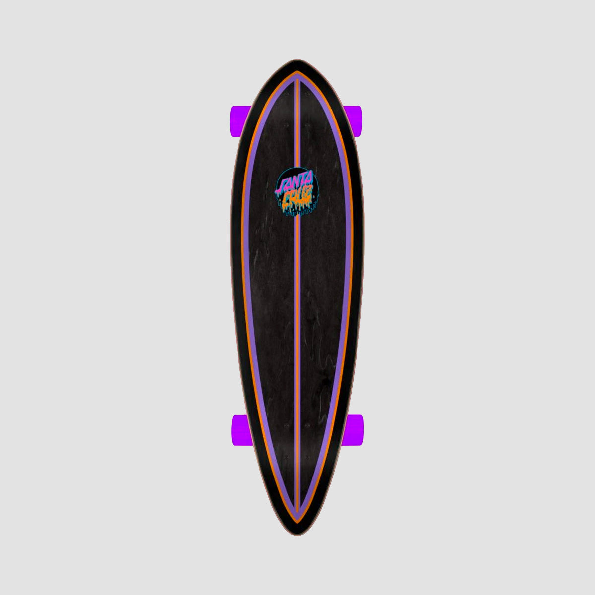 Santa Cruz Rad Dot Pintail Cruiser Skateboard Multi - 33"