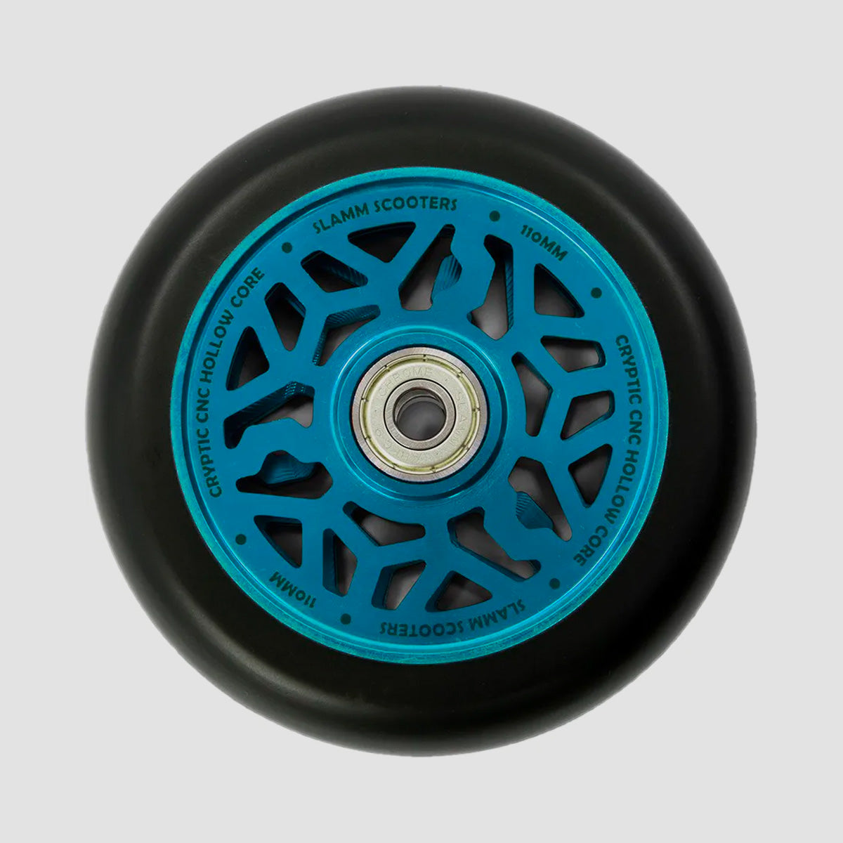Slamm Cryptic Hollow Core Scooter Wheels Blue 110mm