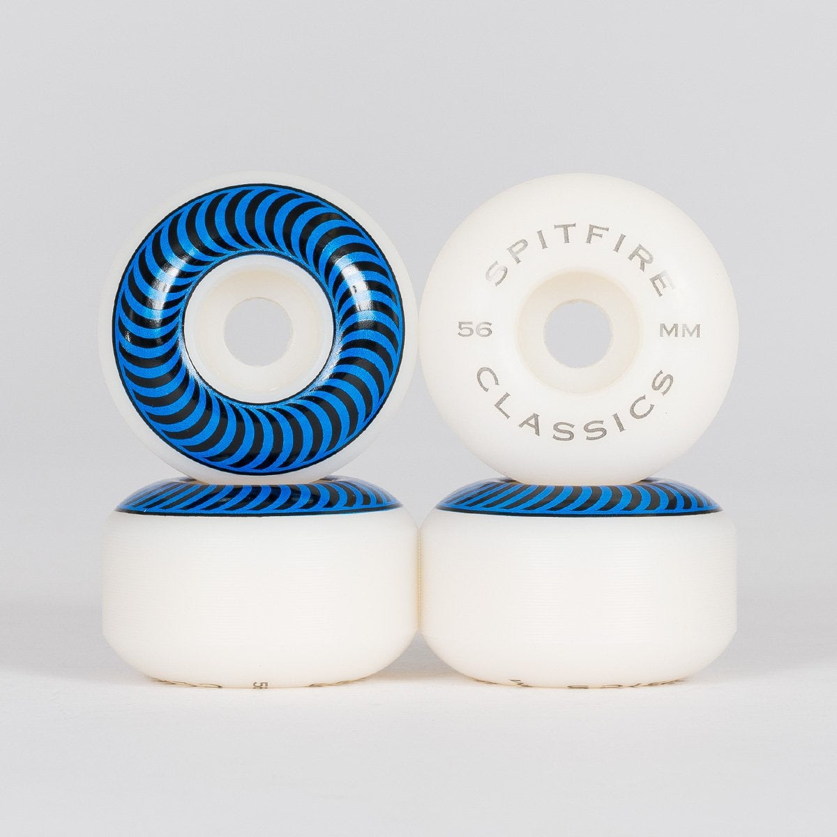Spitfire Classic Wheels White/Navy Blue 56mm - Skateboard