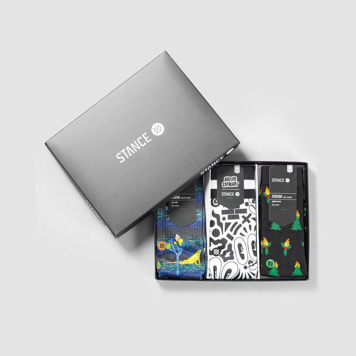 Stance Foundation 1 Socks 3 Pack Box Set Various - Accessories