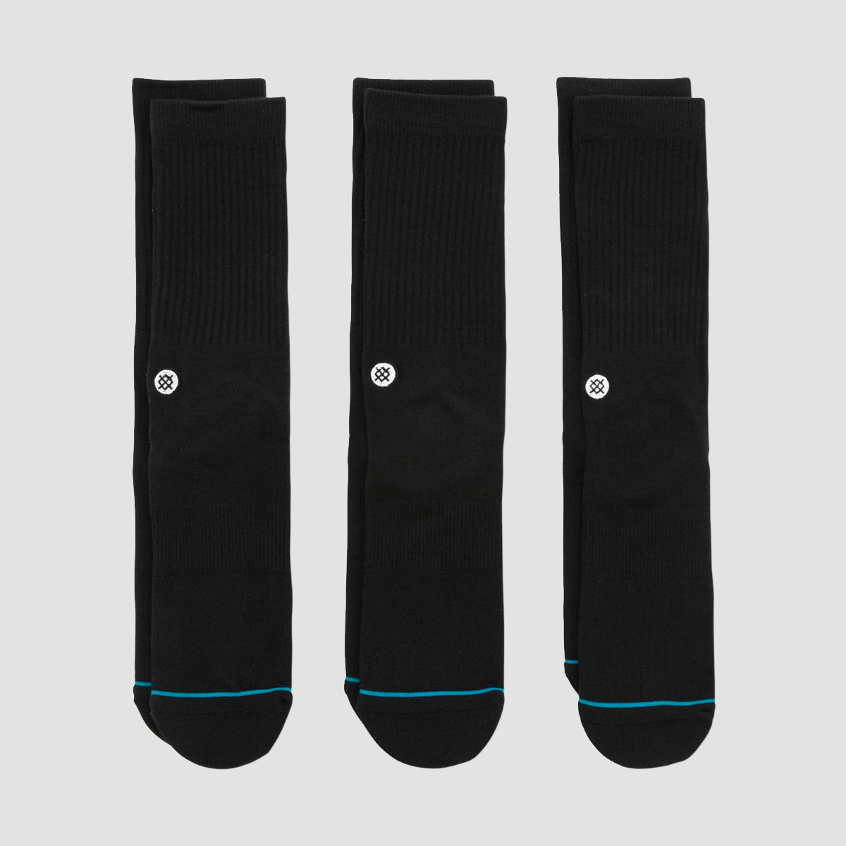 Stance Icon Socks 3 Pack Black