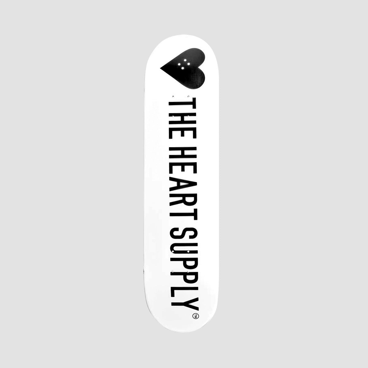 The Heart Supply Strong Skateboard Deck White - 8"