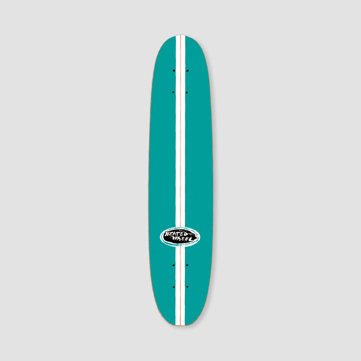 The Heated Wheel Polarizer Baja Skateboard Deck Aqua - 6 x 27.5"
