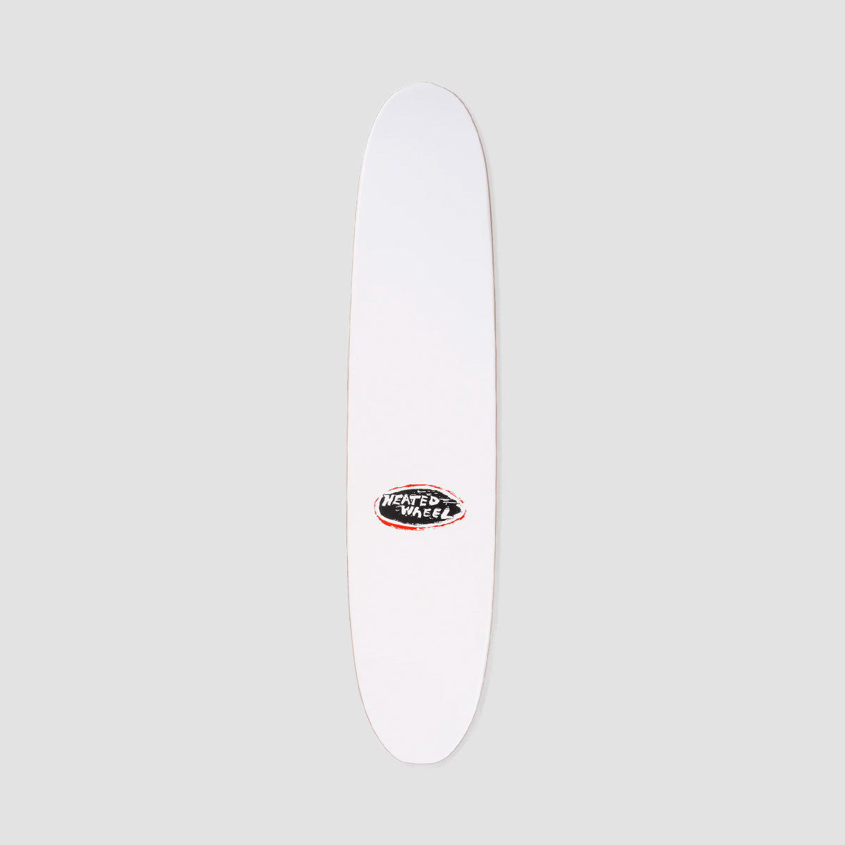 The Heated Wheel Traditional Polarizer Skateboard Deck White - 6 x 27.5