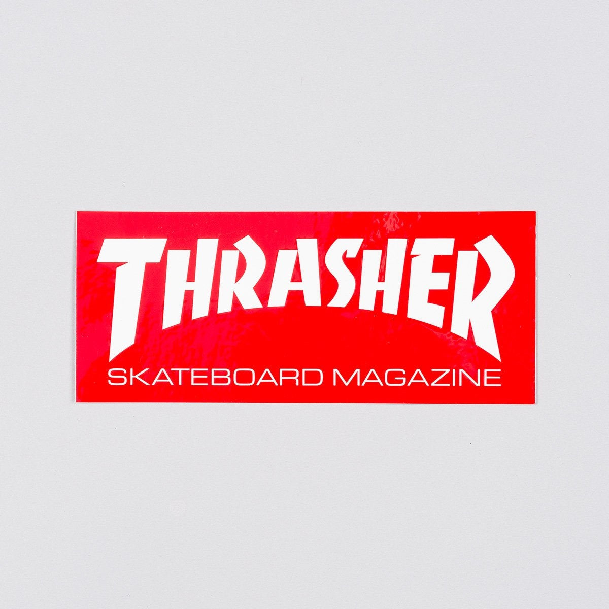 Thrasher Medium Skate Mag Sticker Red/White - Skateboard