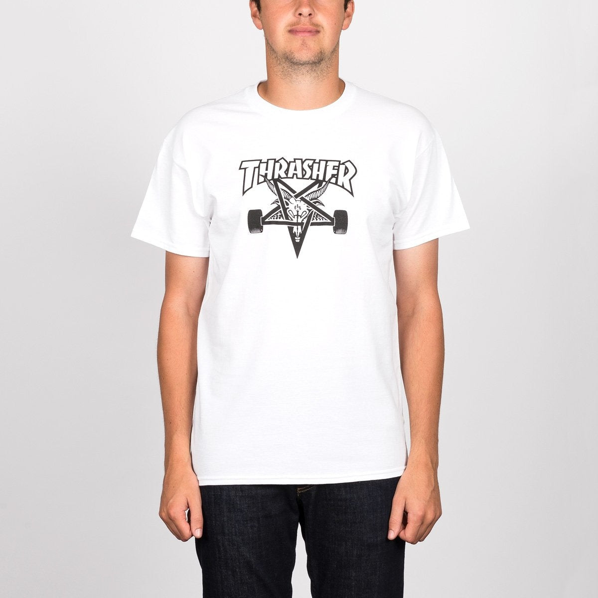 Thrasher Skategoat Tee White - Clothing