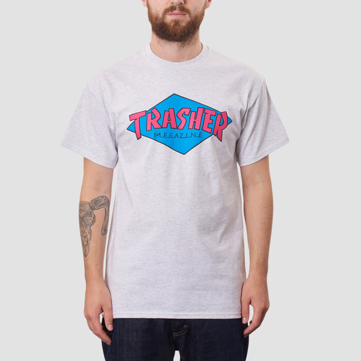 Thrasher Trasher T-Shirt Ash Grey