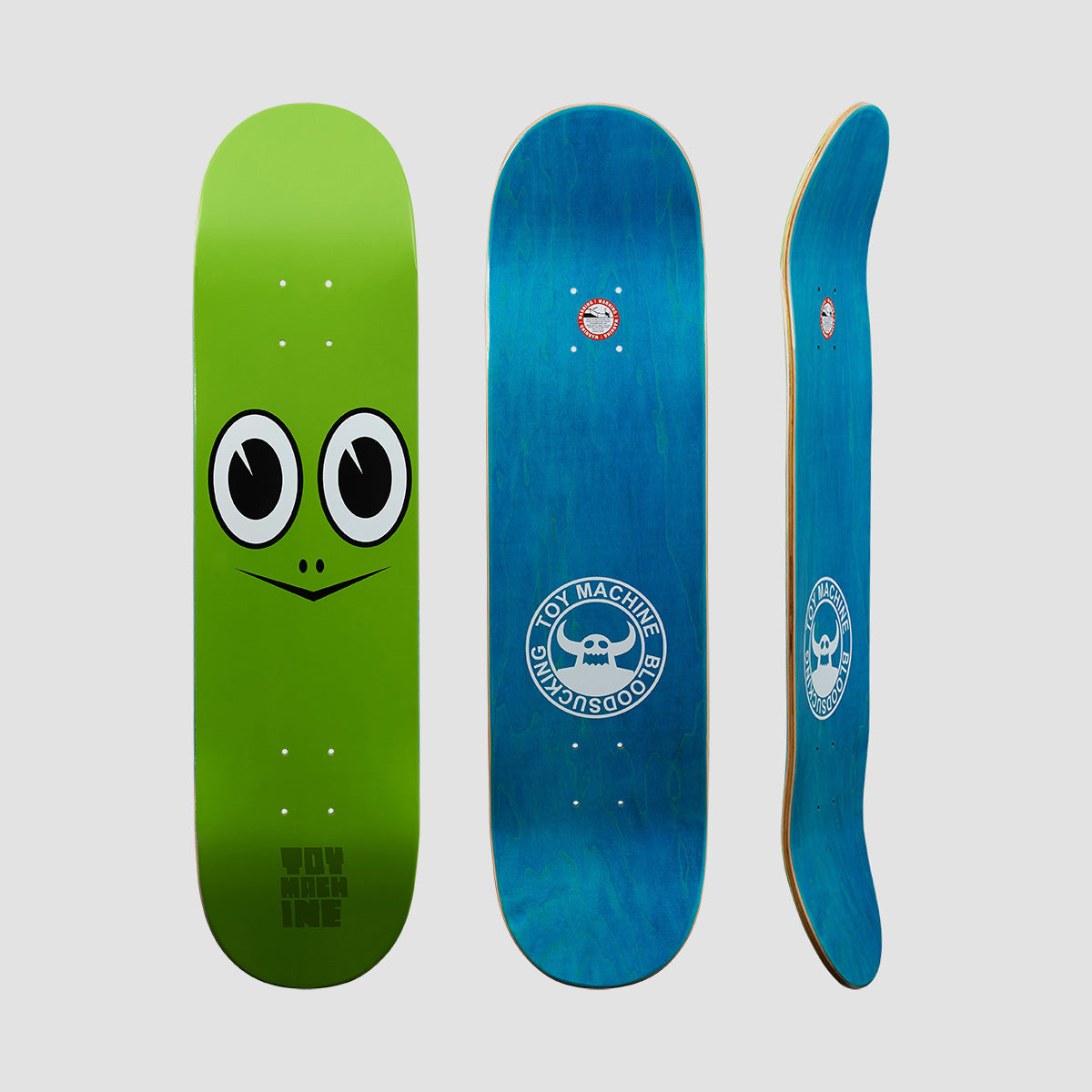 Toy Machine Turtle Face Skateboard Deck - 8.25"