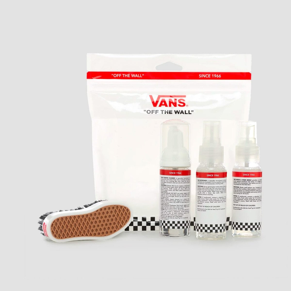 Vans Shoe Care Travel Kit White - Footwear