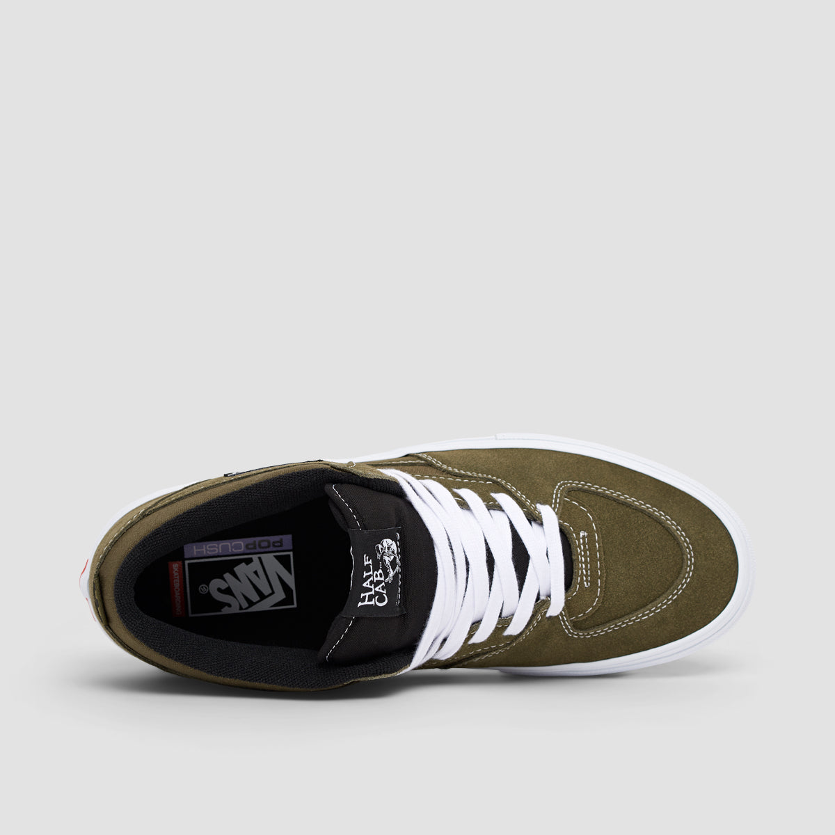 Vans Skate Half Cab Shoes - Dark Olive