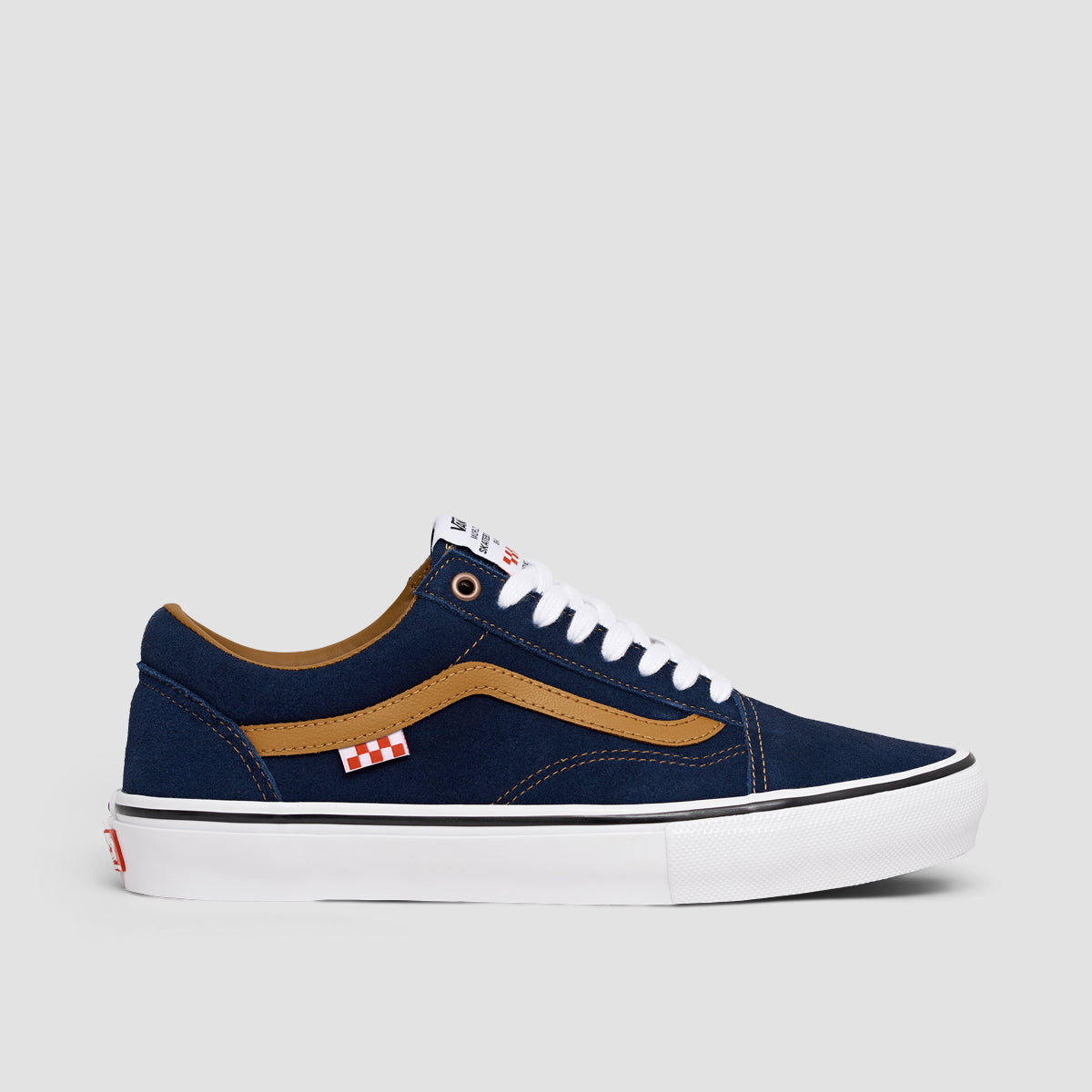 Vans Skate Old Skool Shoes - Reynolds Navy/Golden Brown