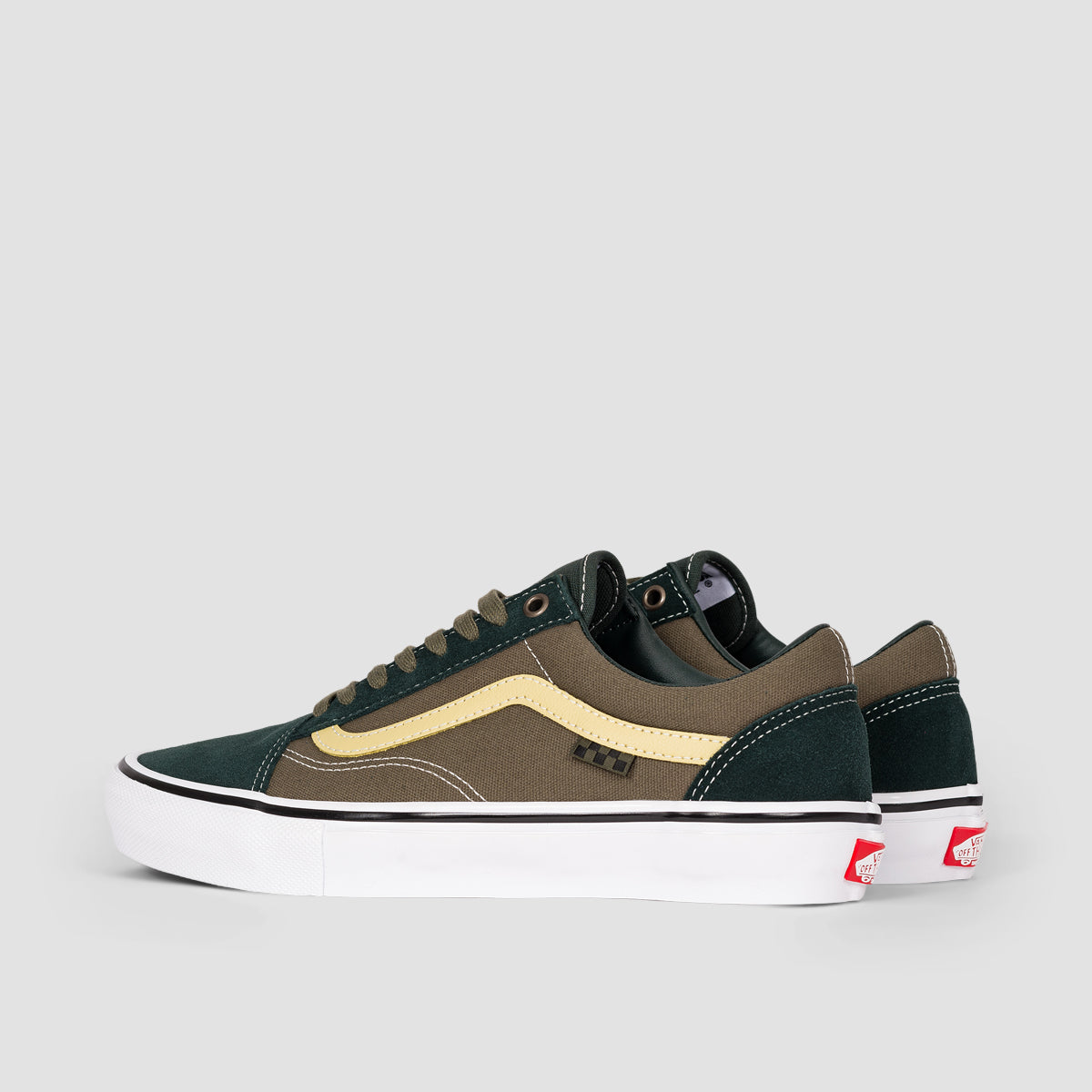 Vans Skate Old Skool Shoes - Scarab/Military