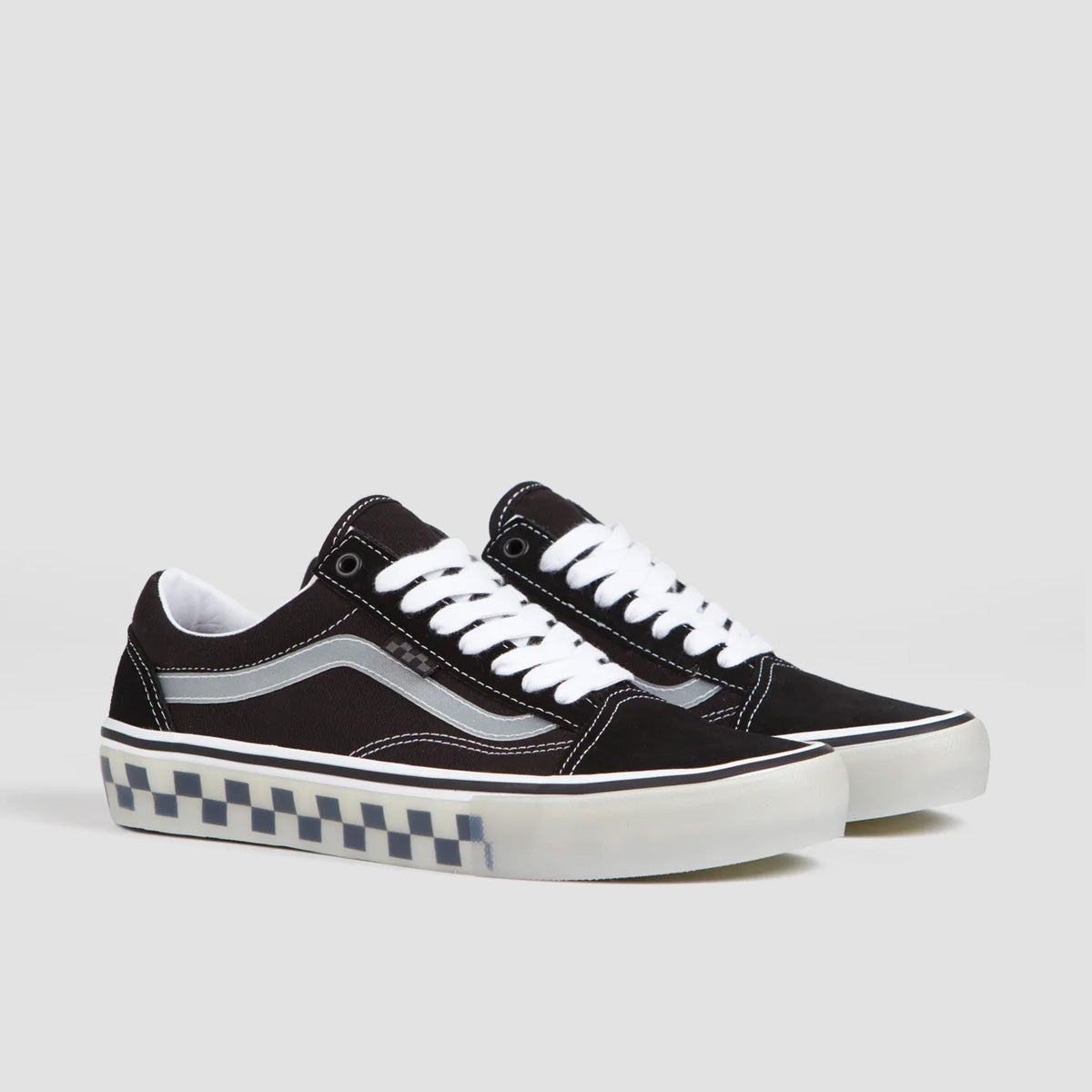 Vans black sale and rubber