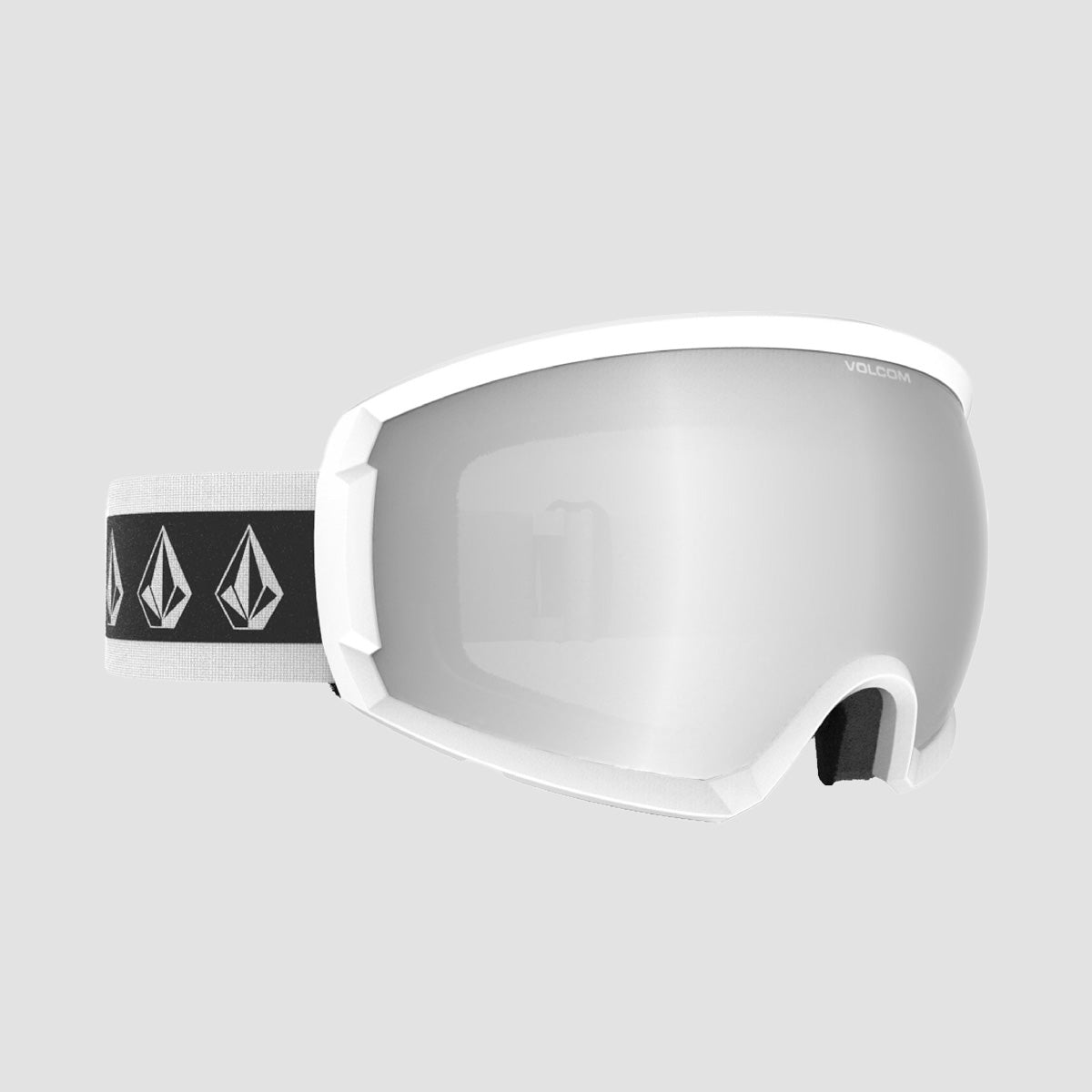 Volcom Migrations Snow Goggles White Rerun/Silver Chrome