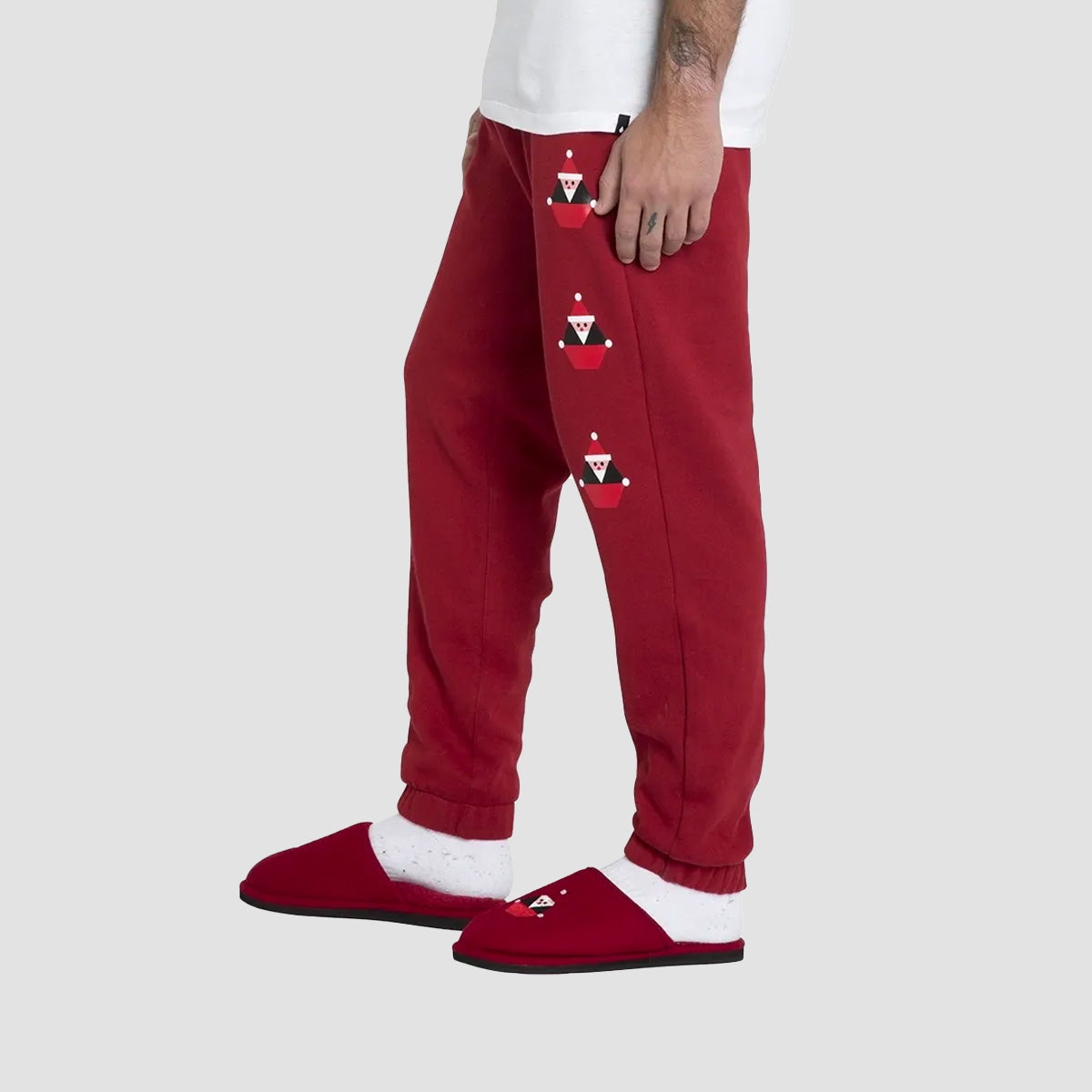 Red sweatpants deals