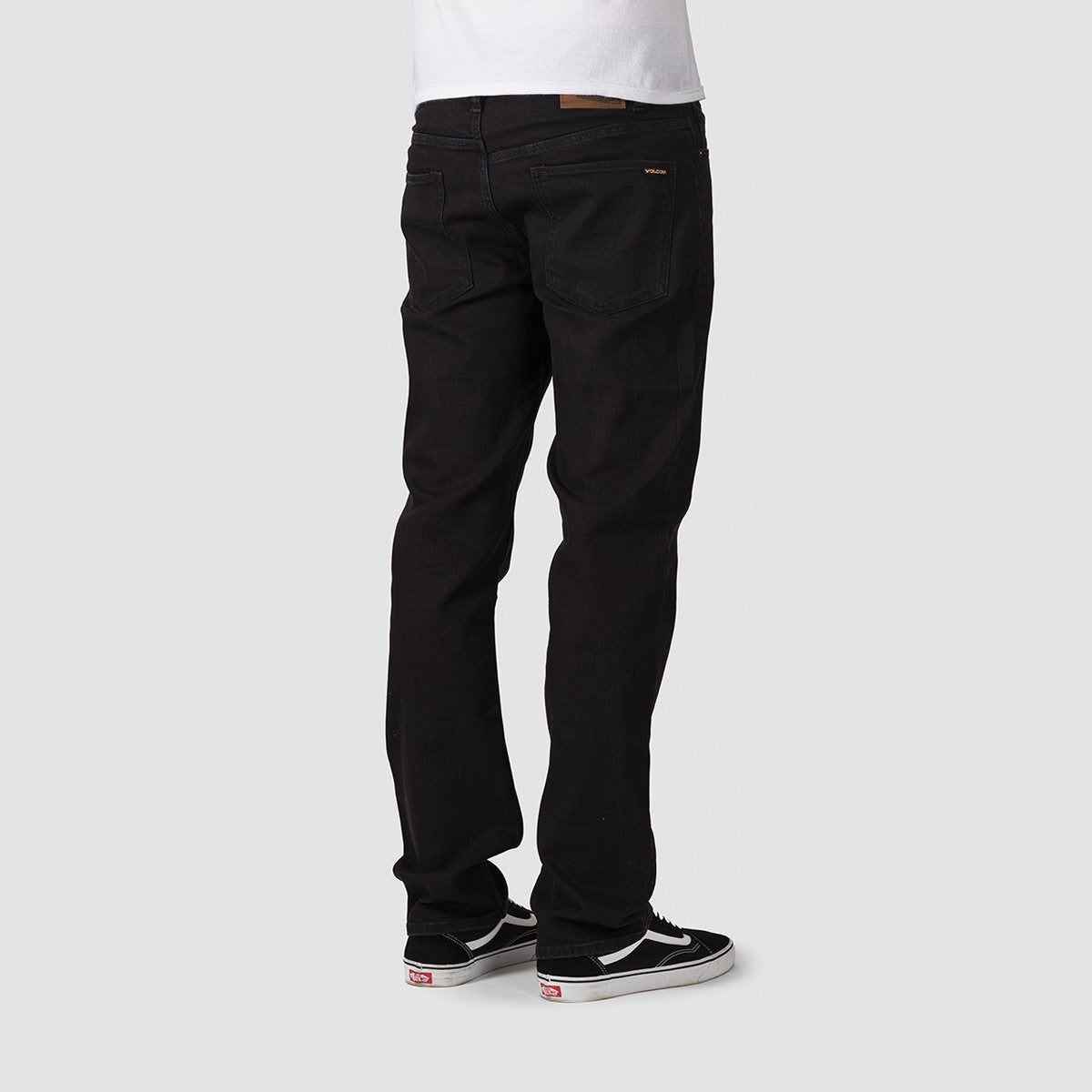 Volcom Solver Modern Fit Jeans Blackout - Clothing