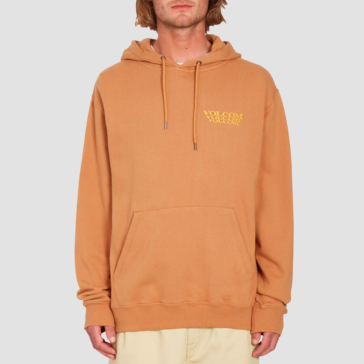 Volcom Terry Stoned Pullover Hoodie Tobacco