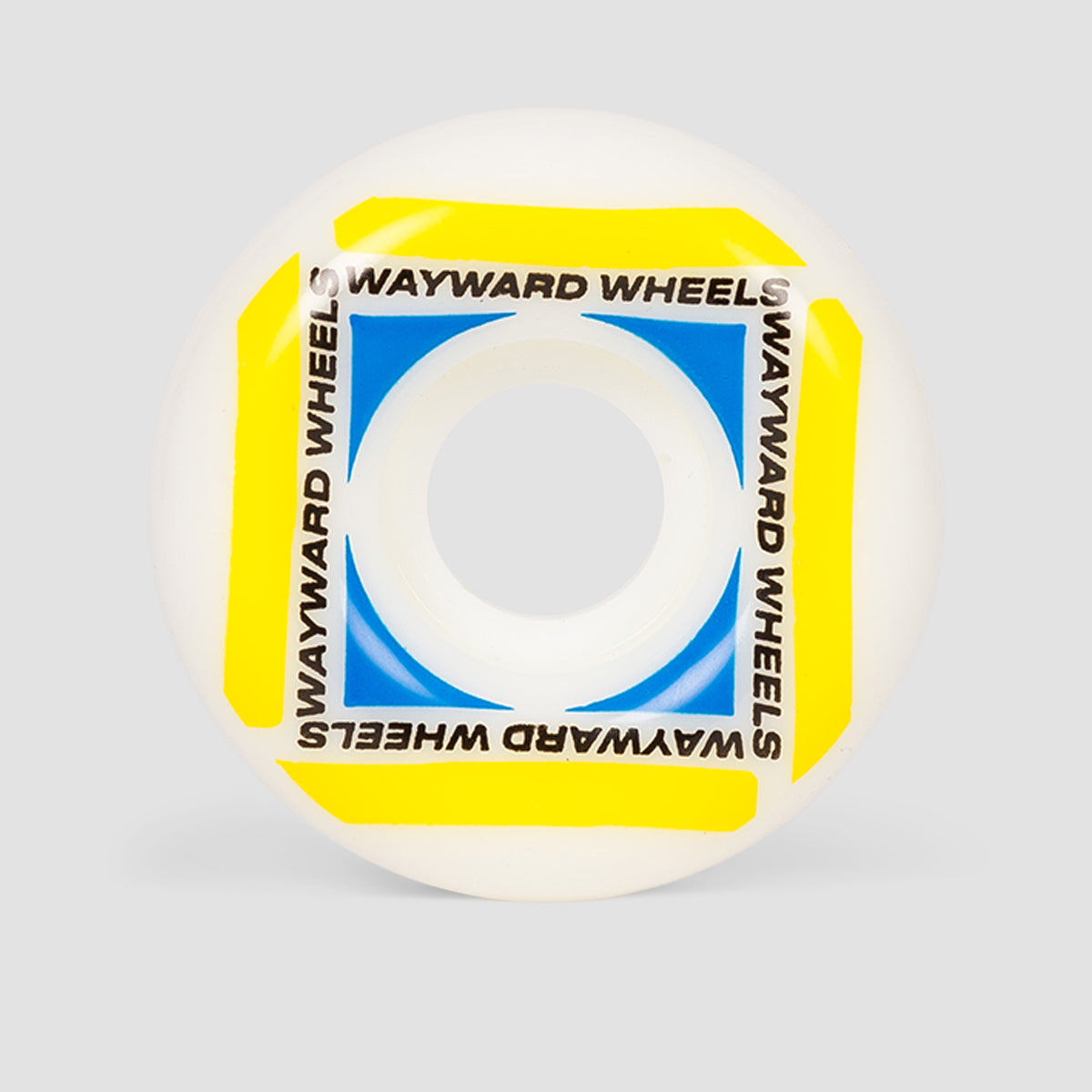 Wayward Waypoint Skateboard Wheels White/Yellow/Blue 52mm