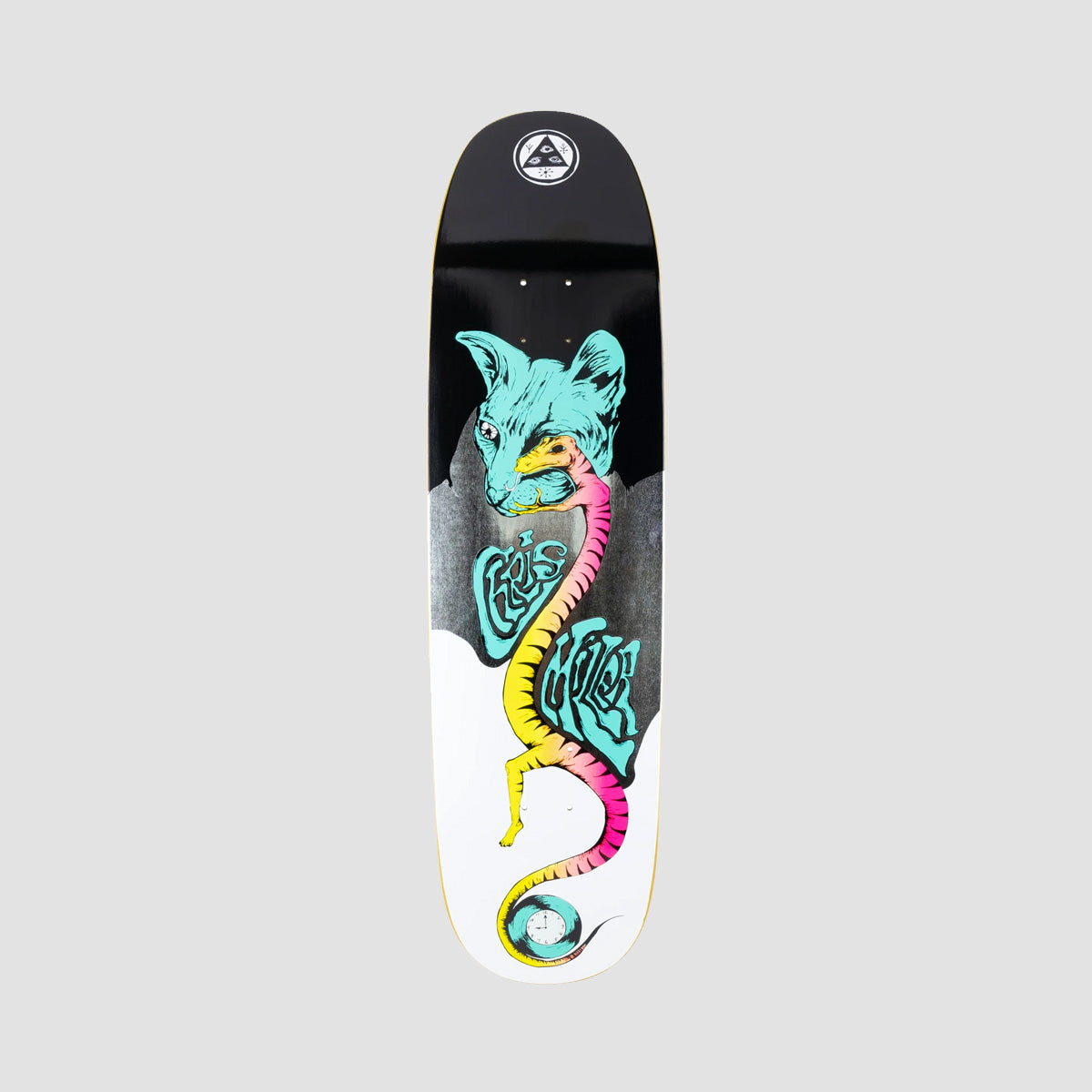 Welcome Left Eye on Catblood 2.0 Chris Miller Skateboard Deck - 8.75"