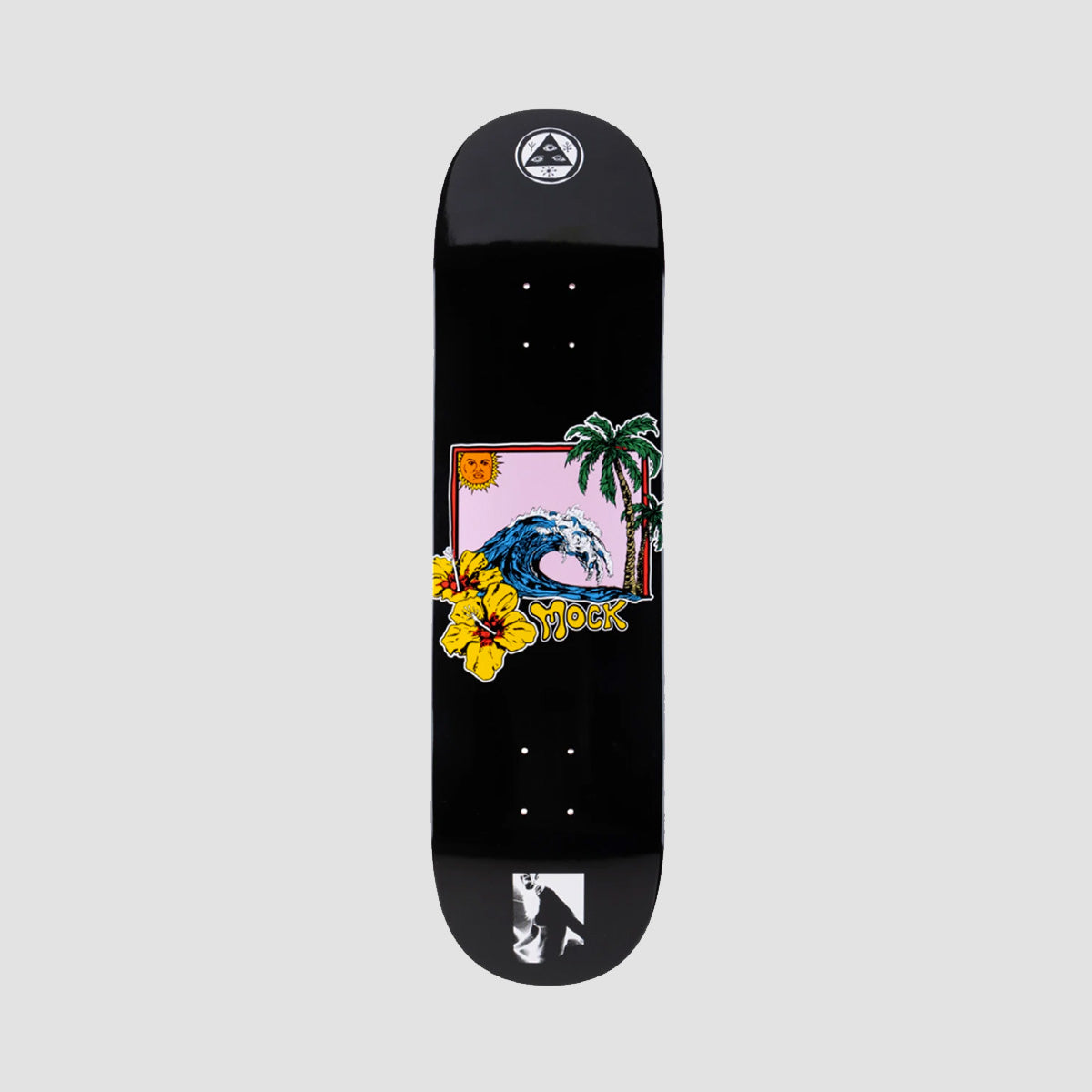 Welcome Mana on Pele Evan Mock Skateboard Deck - 8.38"