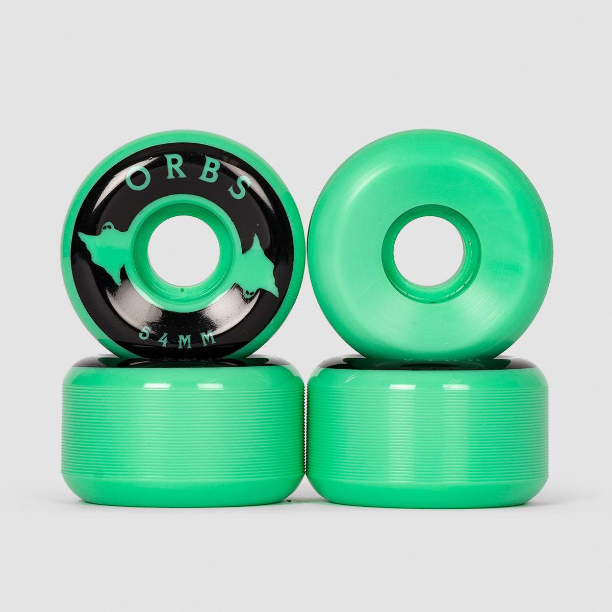 Welcome Orbs Specters Solids 99A Skateboard Wheels Mint/Black 54mm
